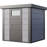 Abri en acier galvanisé gris clair 4,3m² Eleganto 2121 Telluria Ma boutique